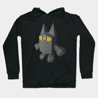 Low poly cat Hoodie